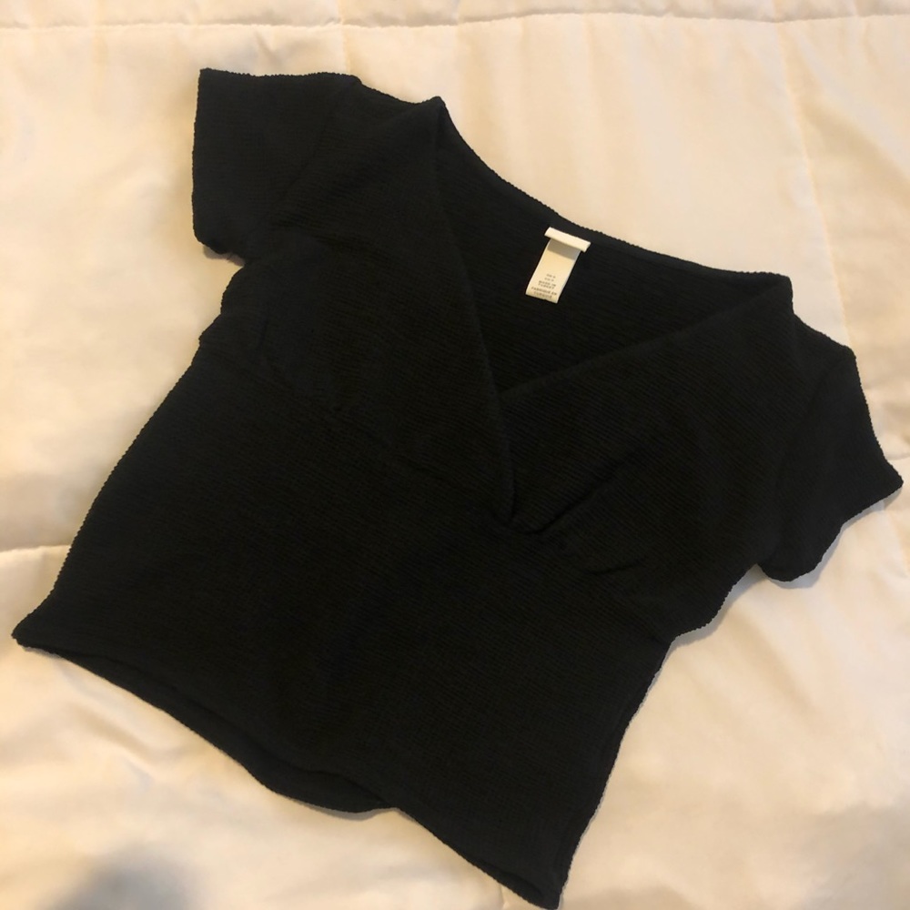 Little Black Crop Top